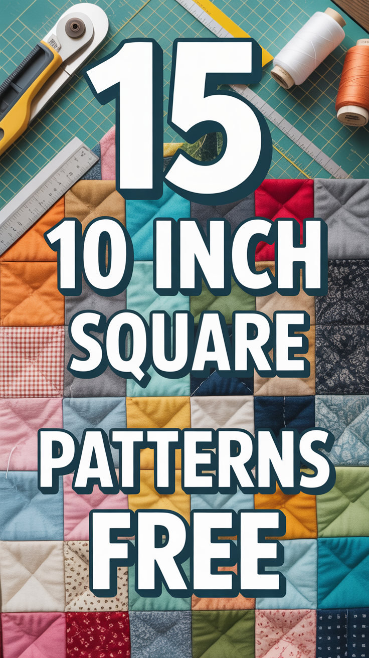 🧵 15 10 Inch Square Quilt Patterns Free