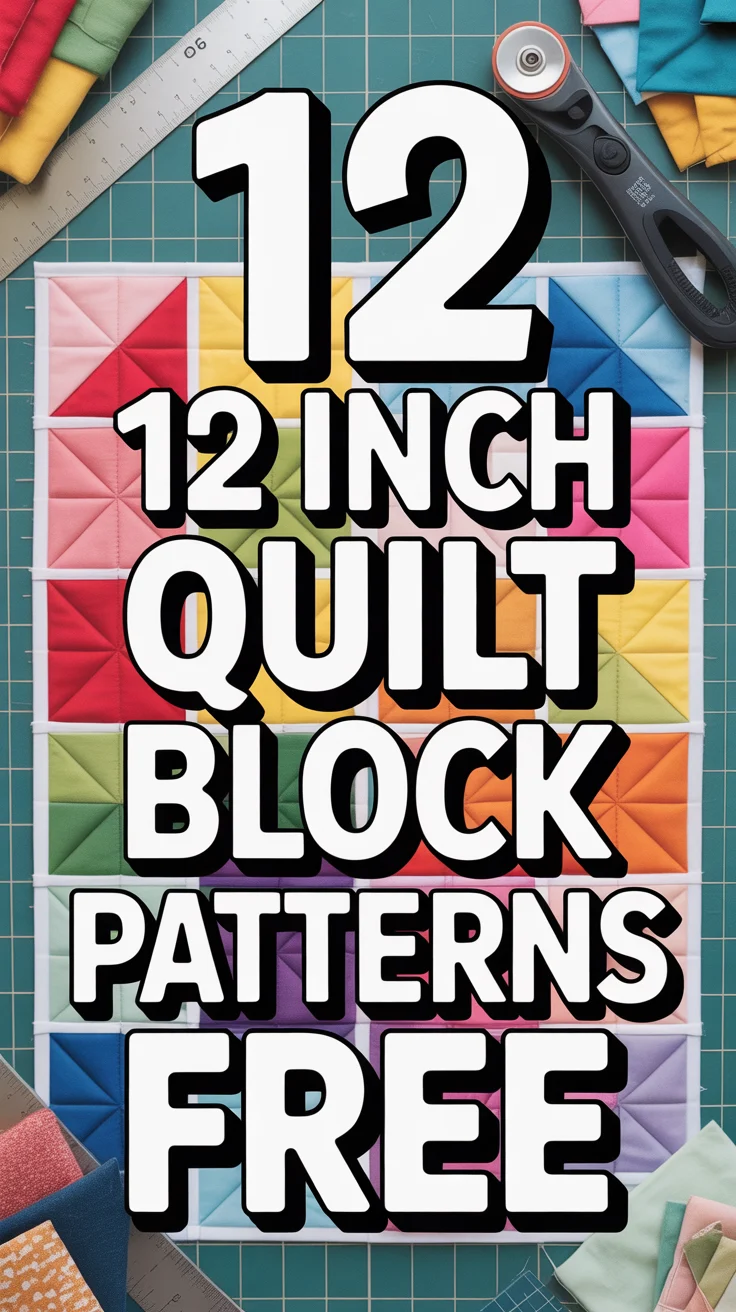 🧵 10 12 Inch Quilt Block Patterns Free