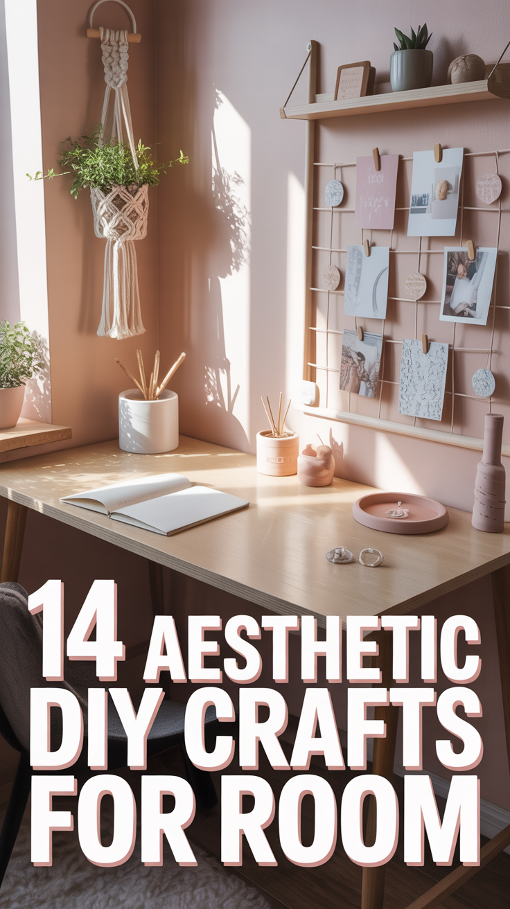 🧩 14 Aesthetic DIY Crafts For Room