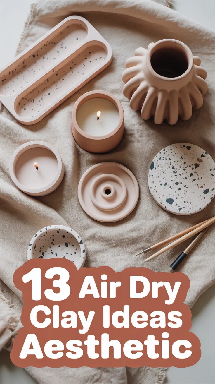 🧱 13 Air Dry Clay Ideas Aesthetic