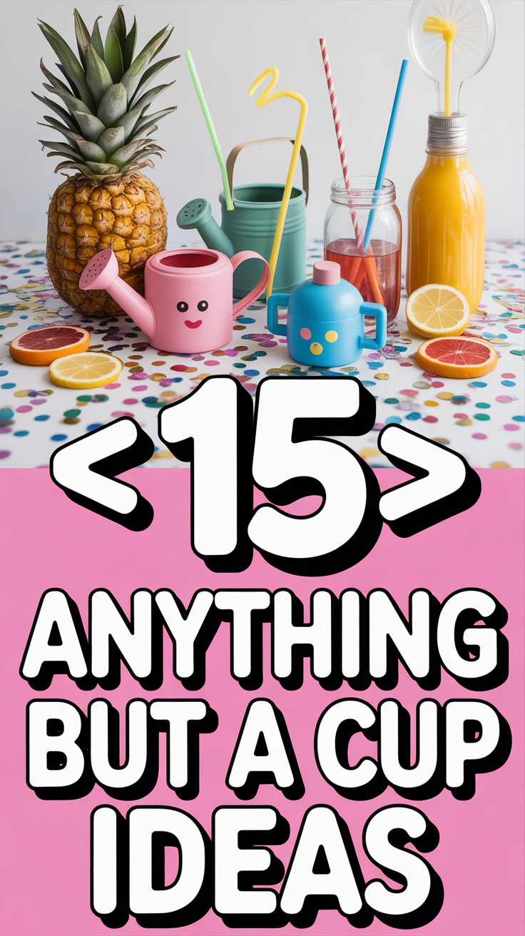 🫗 15 Anything But A Cup Ideas
