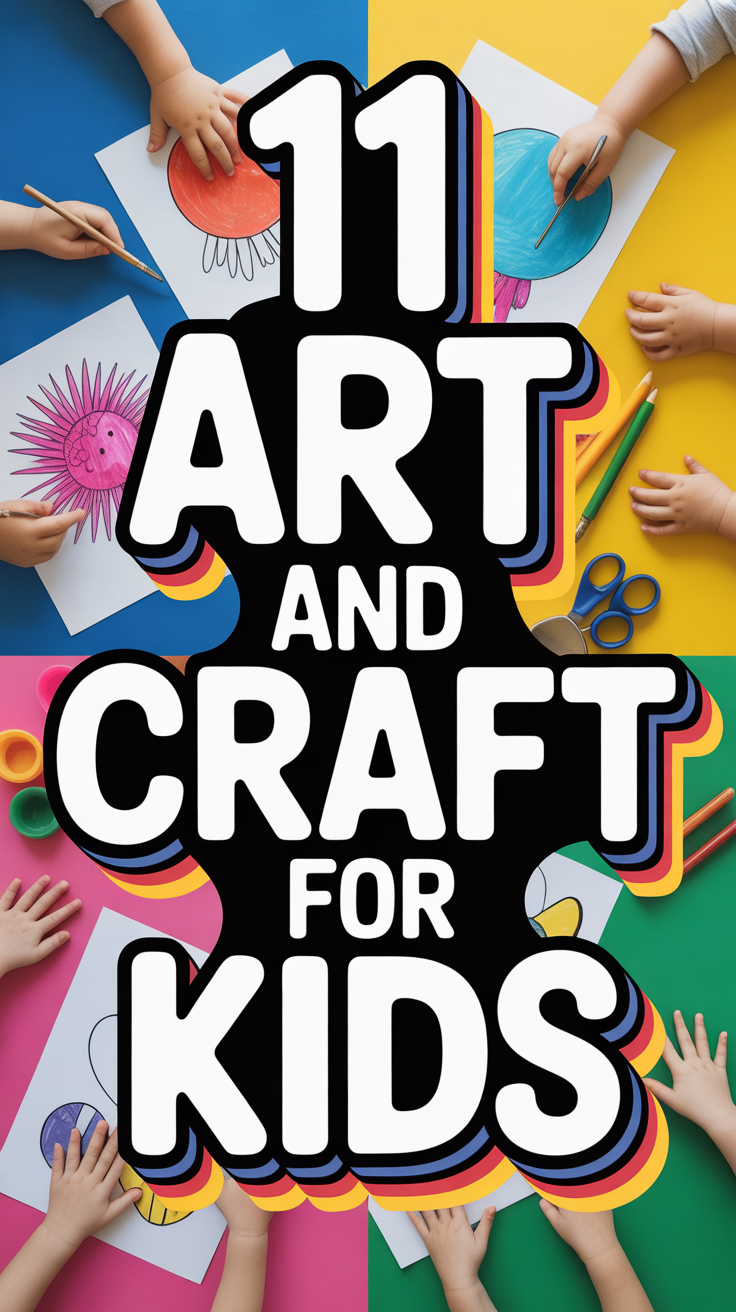 🎨 11 Art And Craft For Kids