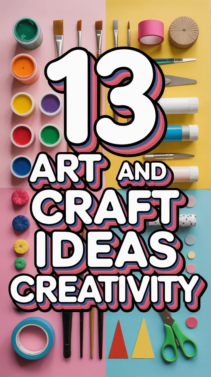 🎨 13 Art And Craft Ideas Creativity