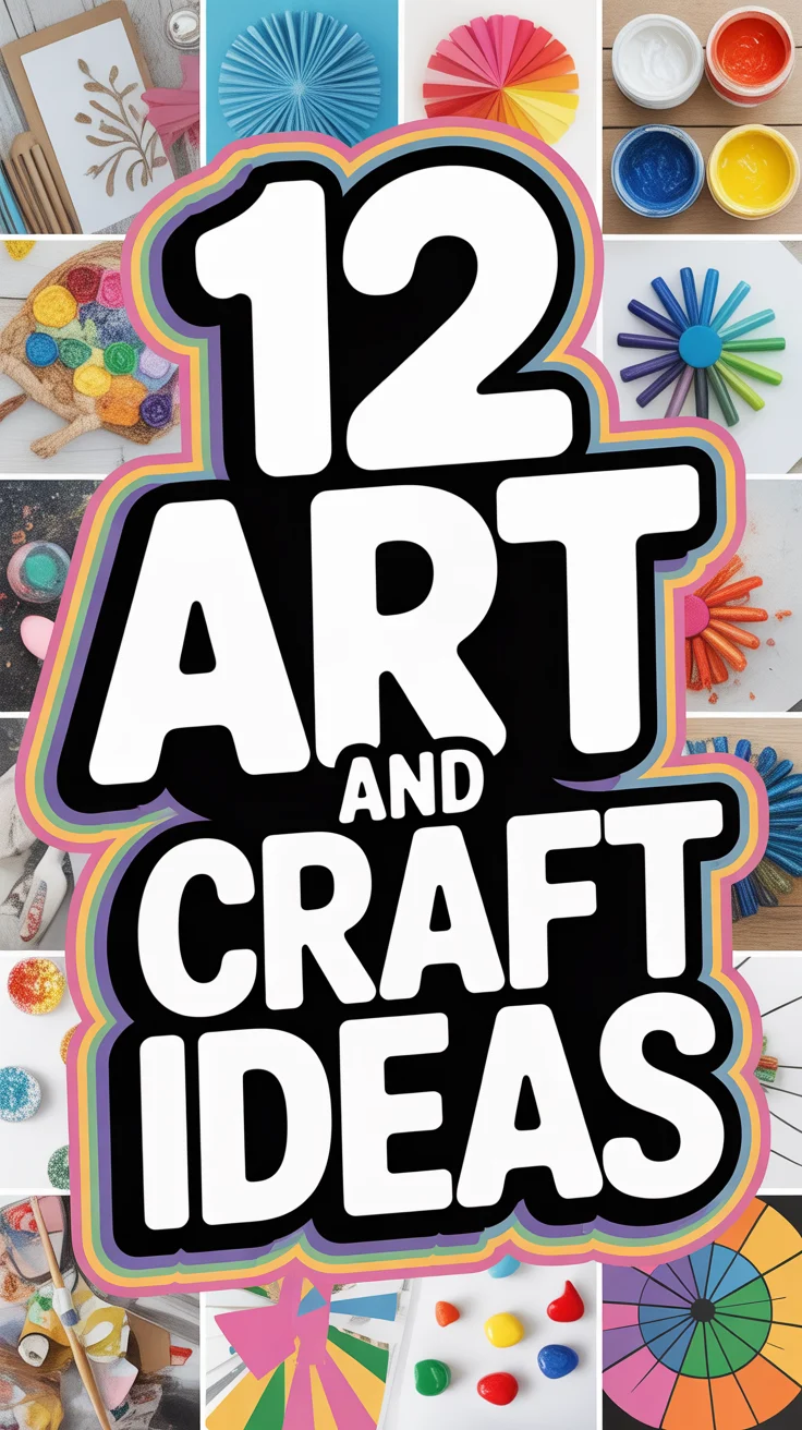 🎨 12 Art And Craft Ideas