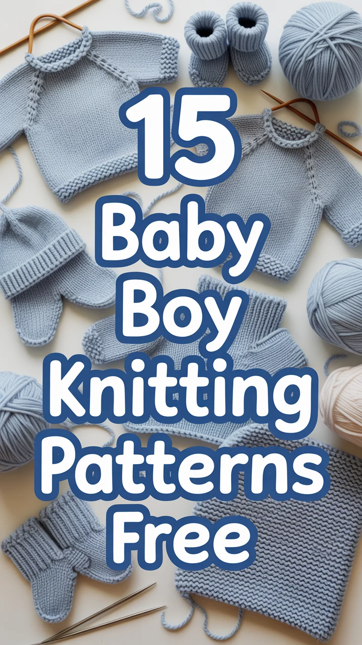 👶 15 Baby Boy Knitting Patterns Free