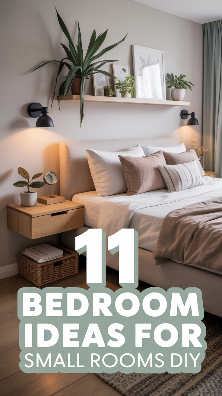 🛏️ 11 Bedroom Ideas For Small Rooms DIY