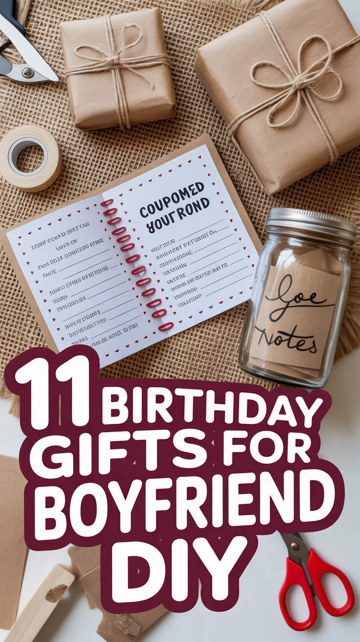 🎁 11 Birthday Gifts For Boyfriend DIY