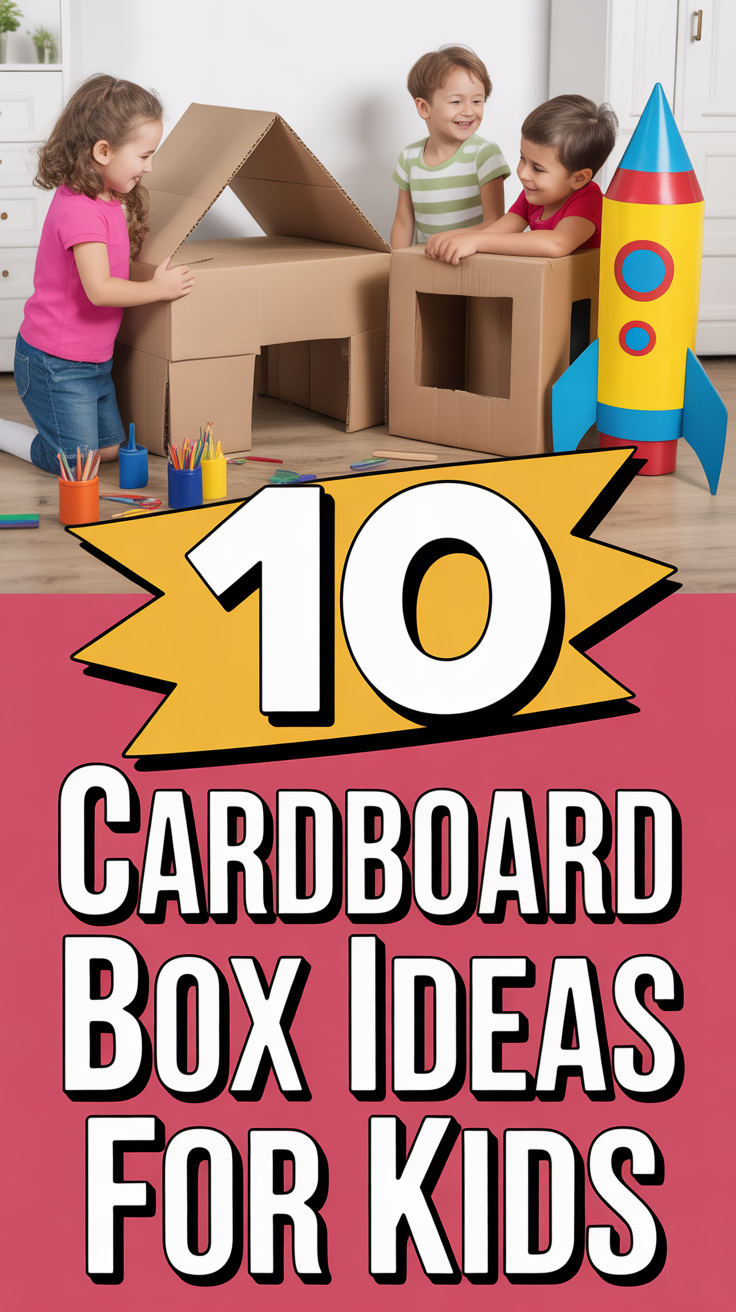 📦 10 Cardboard Box Ideas For Kids