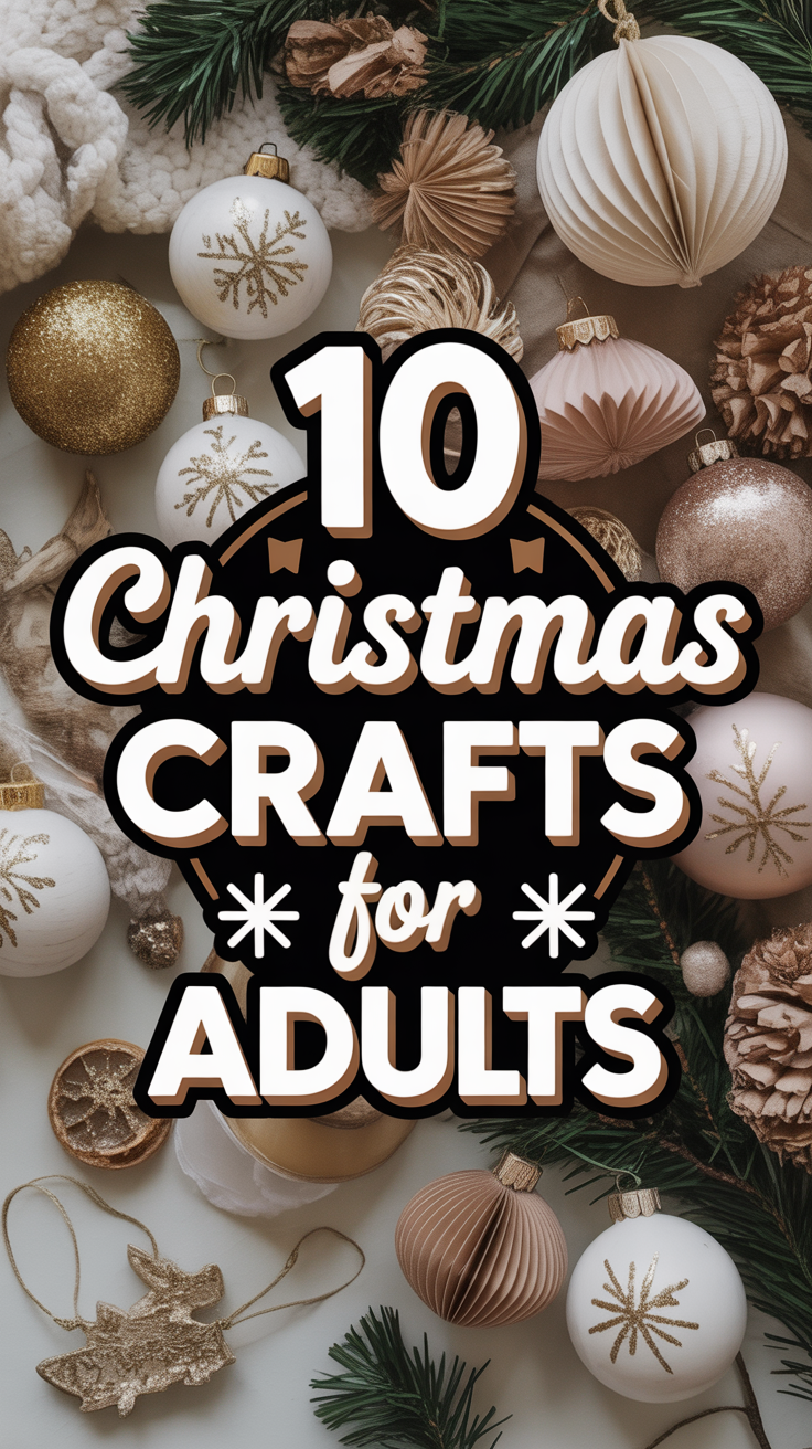 🎄 10 Christmas Crafts For Adults