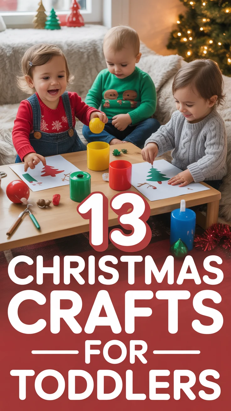🎄 13 Christmas Crafts For Toddlers
