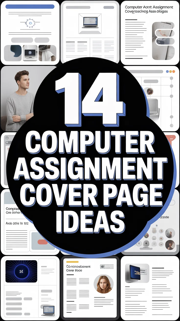💻 14 Computer Assignment Cover Page Ideas