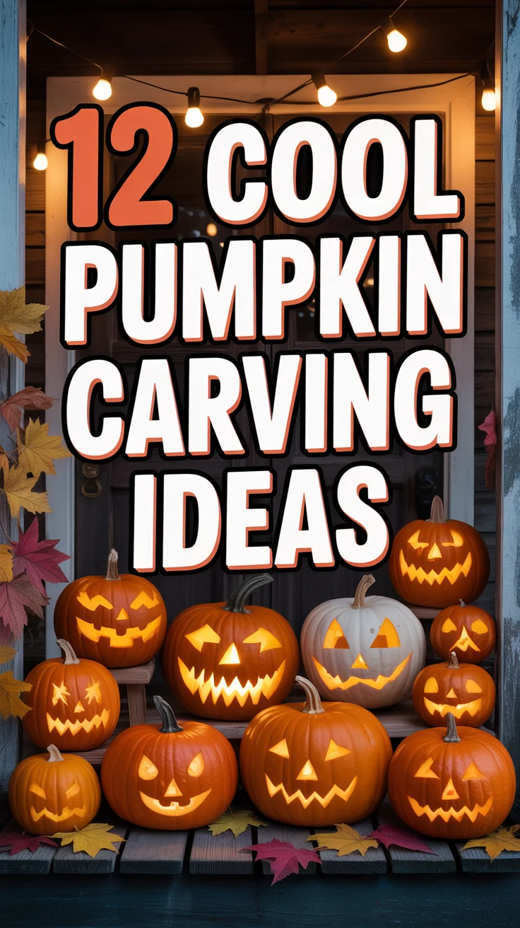 🎆 12 Cool Pumpkin Carving Ideas
