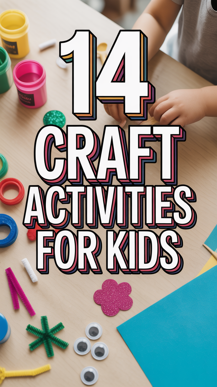 🎨 14 Craft Activities For Kids