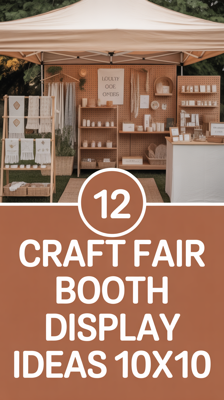 🧵 12 Craft Fair Booth Display Ideas 10X10