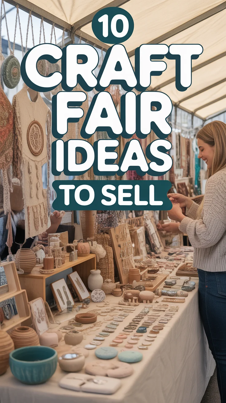 🎨 10 Craft Fair Ideas To Sell