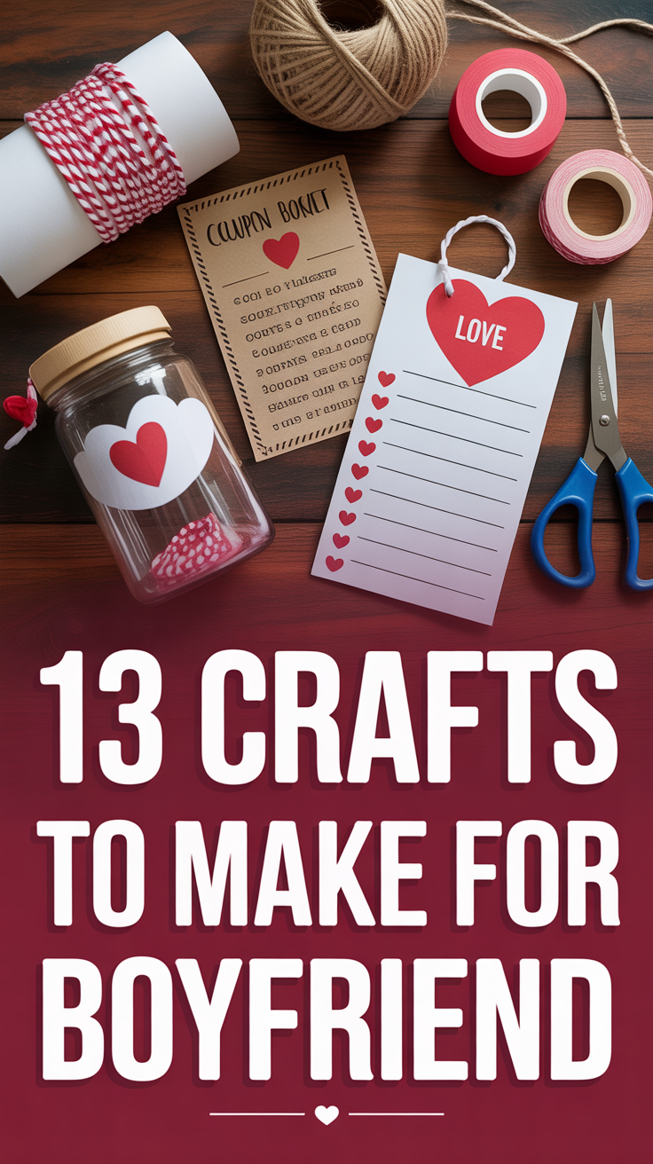 🧵 13 Crafts To Make For Boyfriend