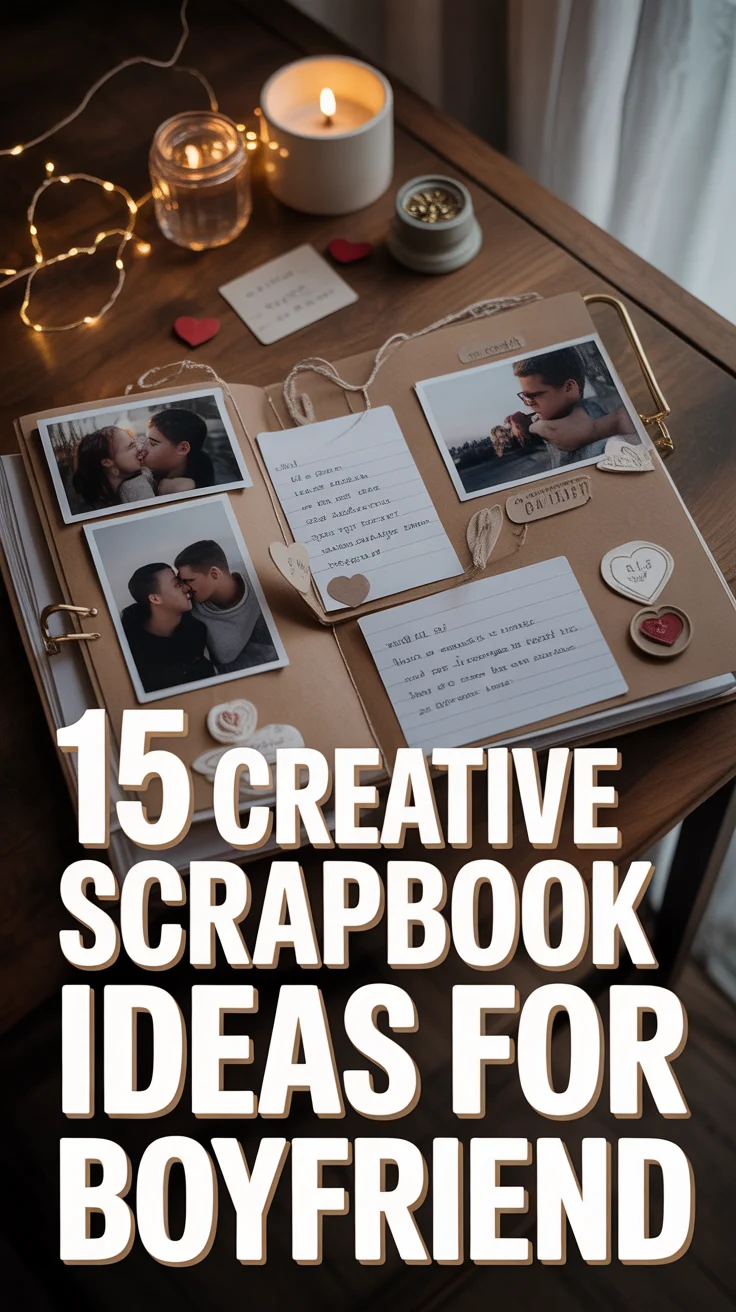 💖 15 Creative Scrapbook Ideas For Boyfriend