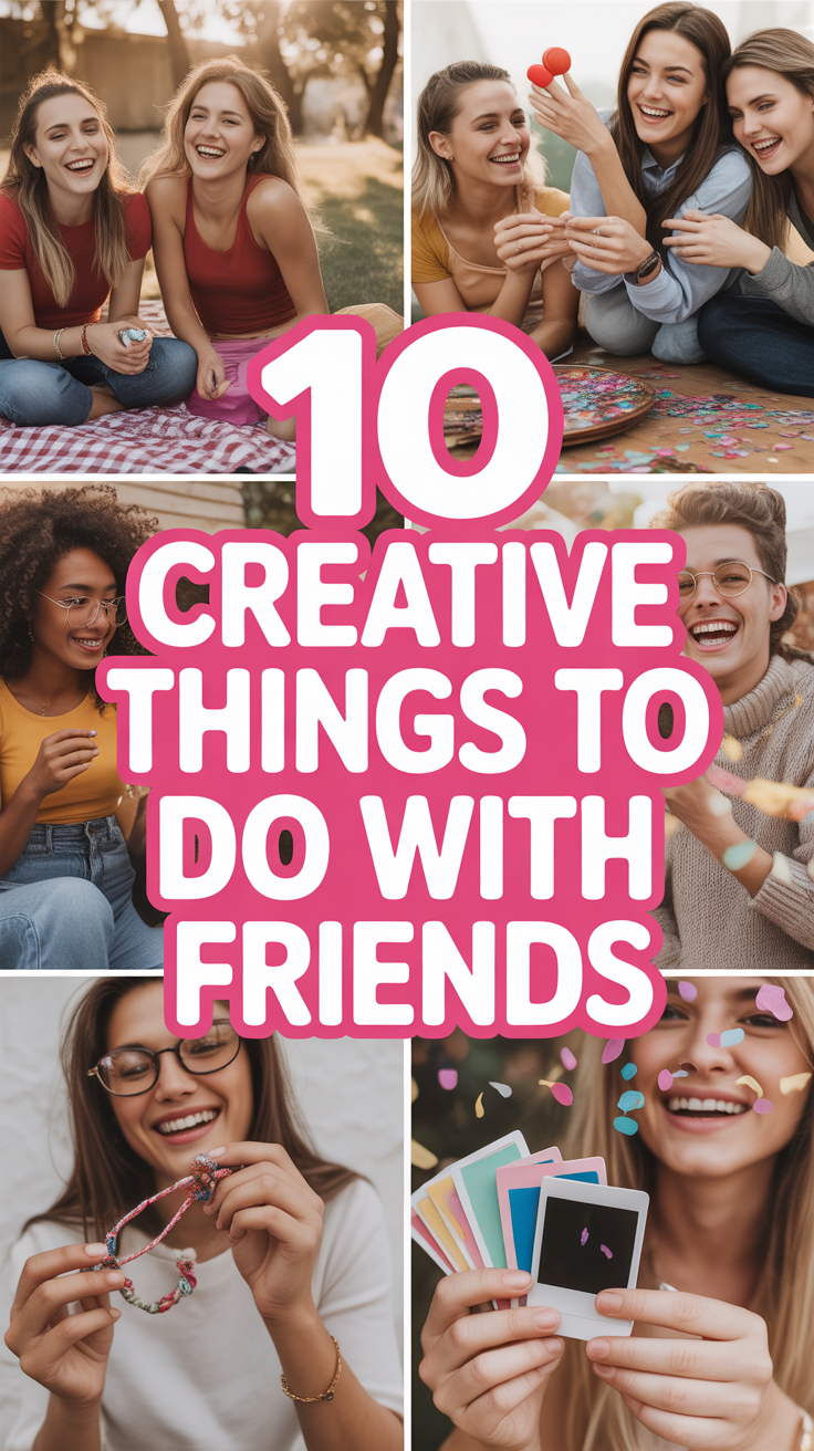 🎉 10 Creative Things To Do With Friends