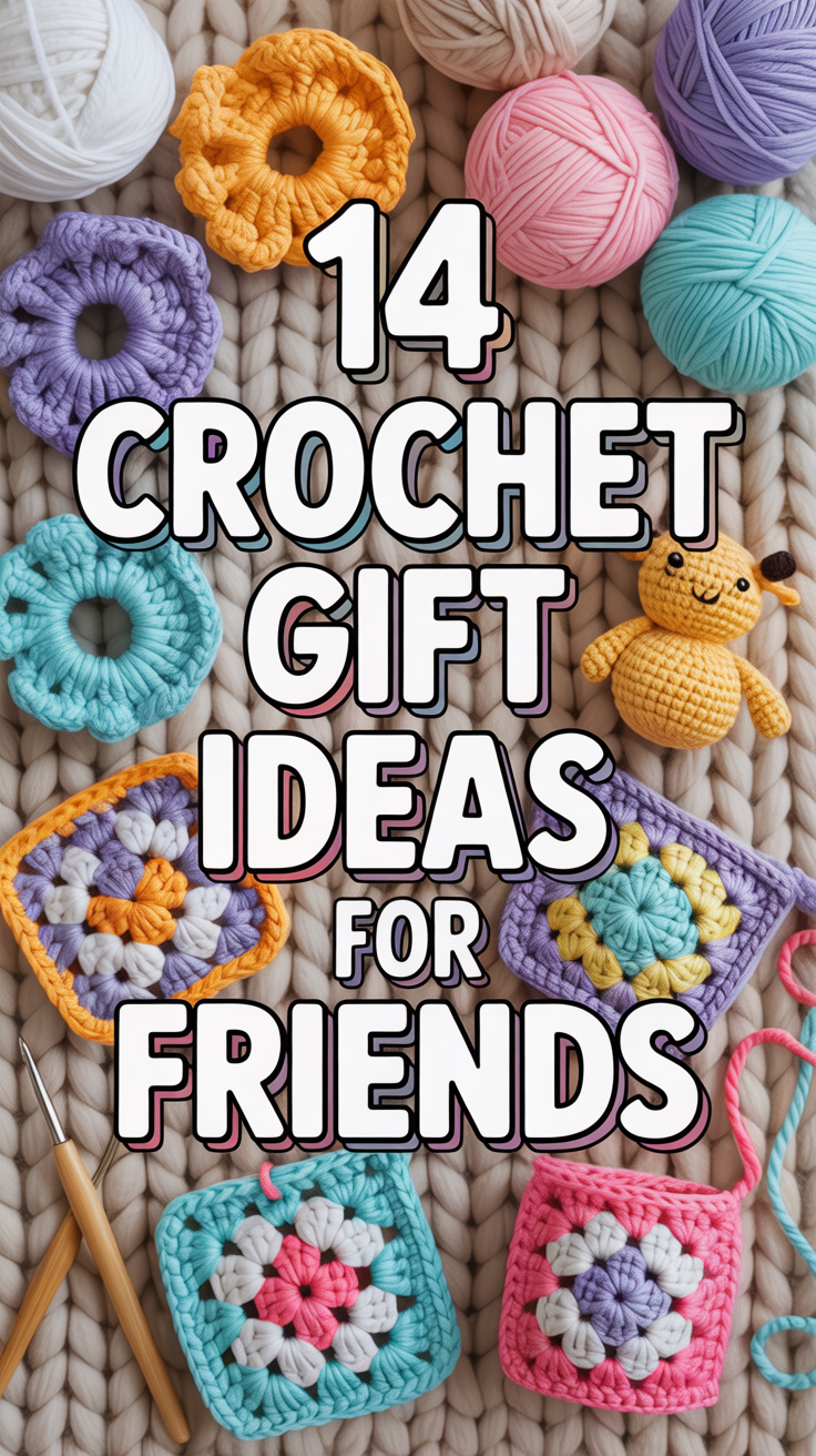 🧶 14 Crochet Gift Ideas For Friends