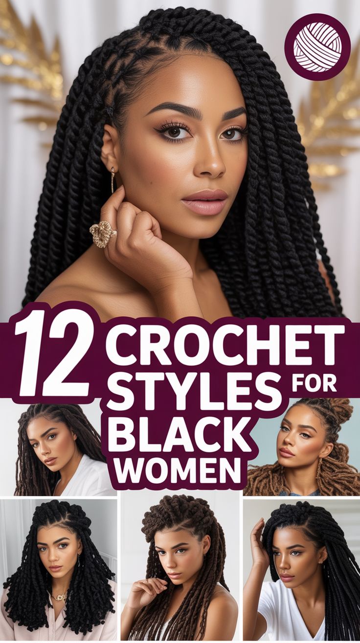 🧶 12 Crochet Styles For Black Women