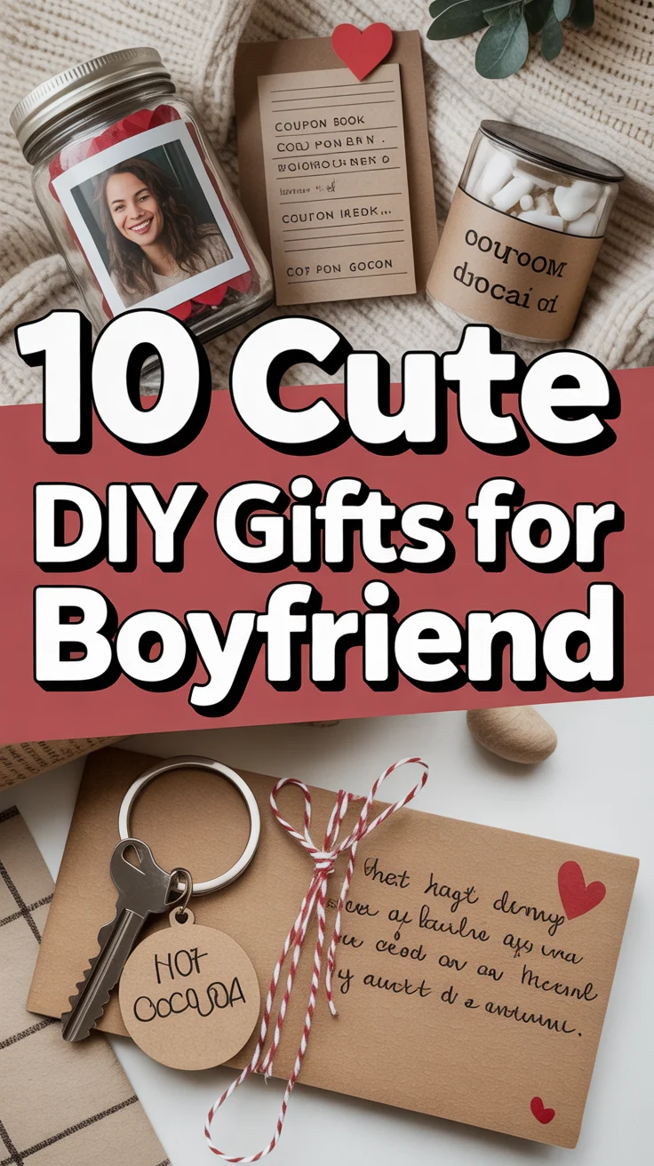 🎁 10 Cute DIY Gifts For Boyfriend