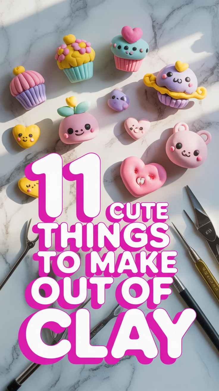 🧁 11 Cute Things To Make Out Of Clay