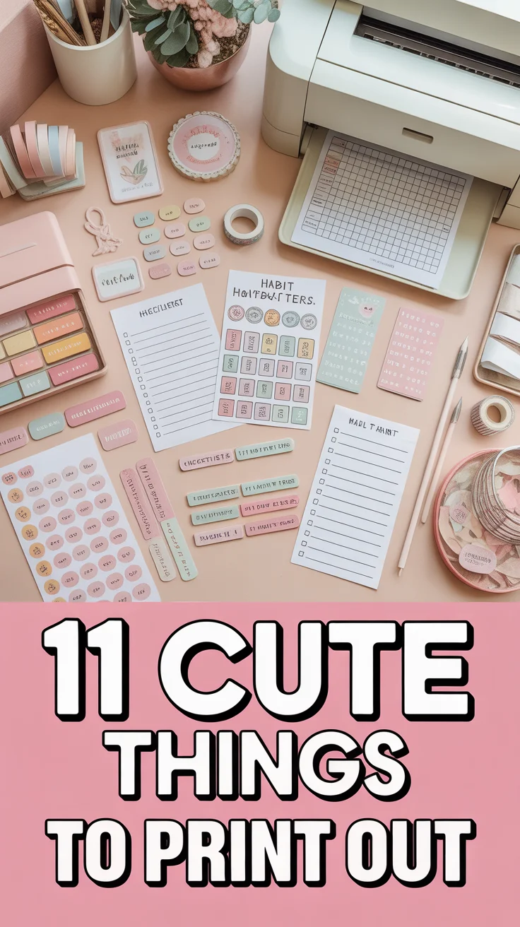 🖨️ 11 Cute Things To Print Out