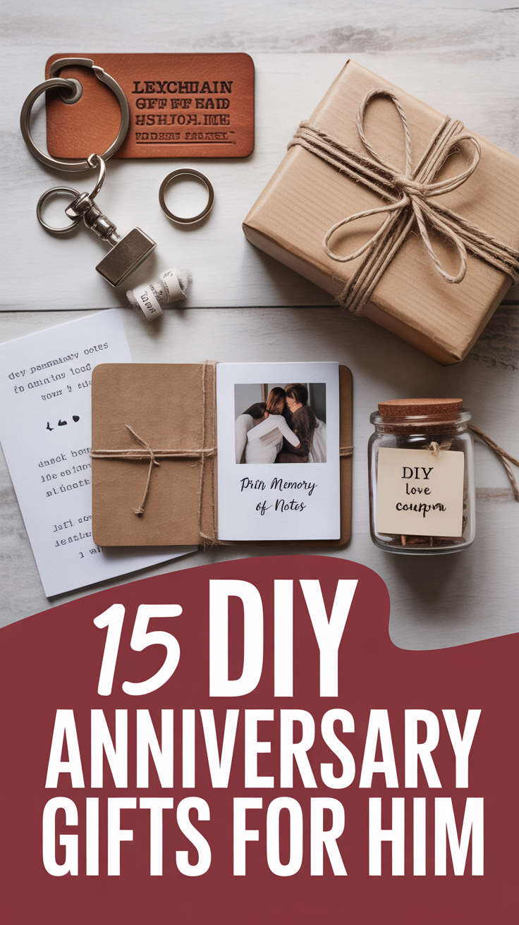🎁 15 DIY Anniversary Gifts For Him
