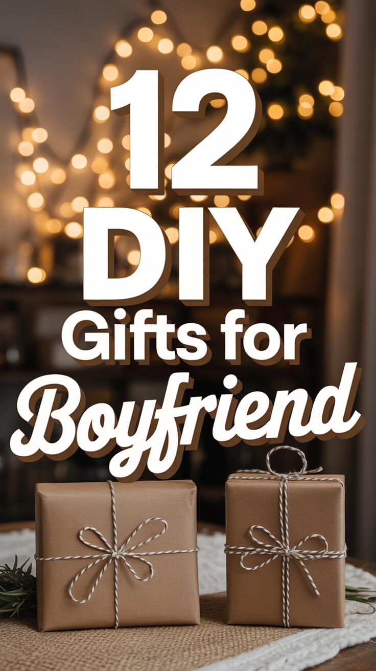 🎁 12 DIY Gifts For Boyfriend