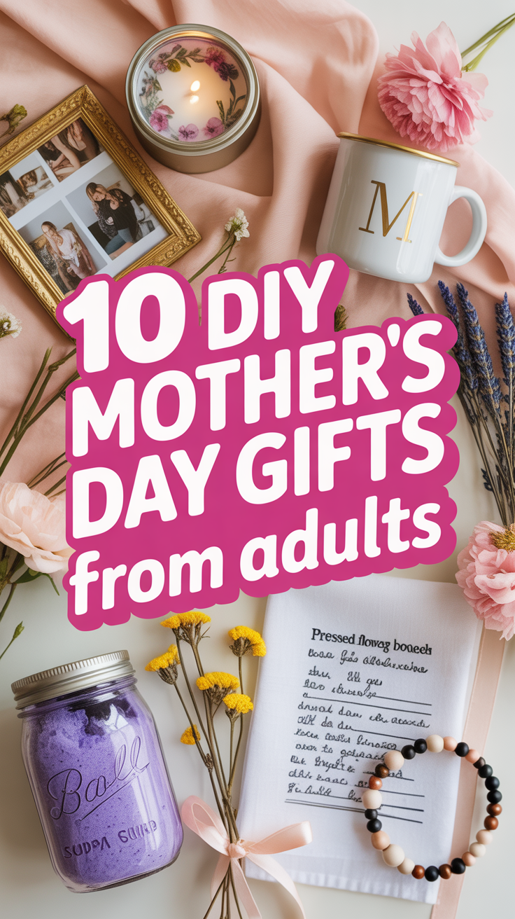 🌸 10 DIY Mothers Day Gifts From Adults