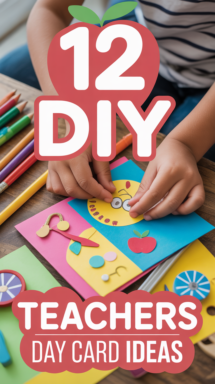 ✏️ 12 DIY Teachers Day Card Ideas