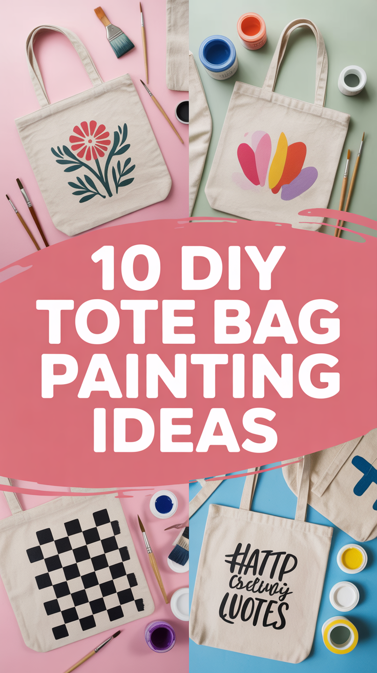 🖌️ 10 DIY Tote Bag Painting Ideas