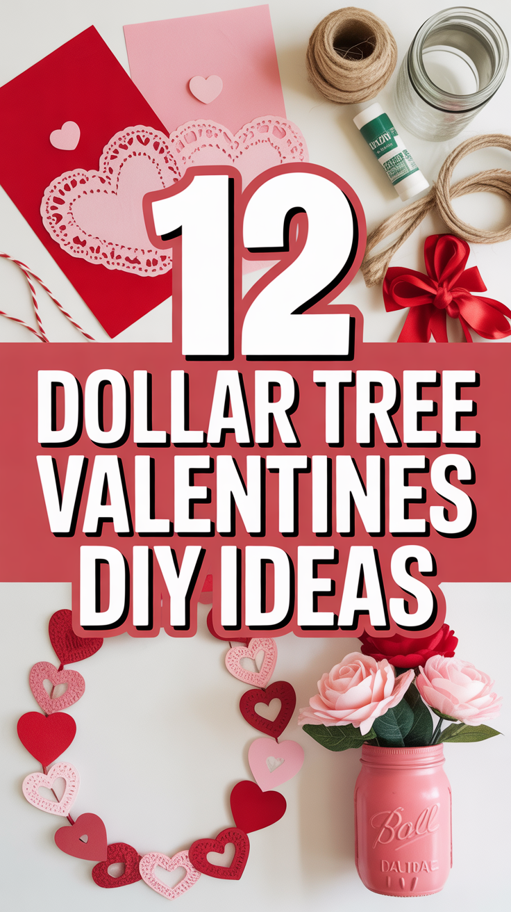💘 12 Dollar Tree Valentines DIY Ideas