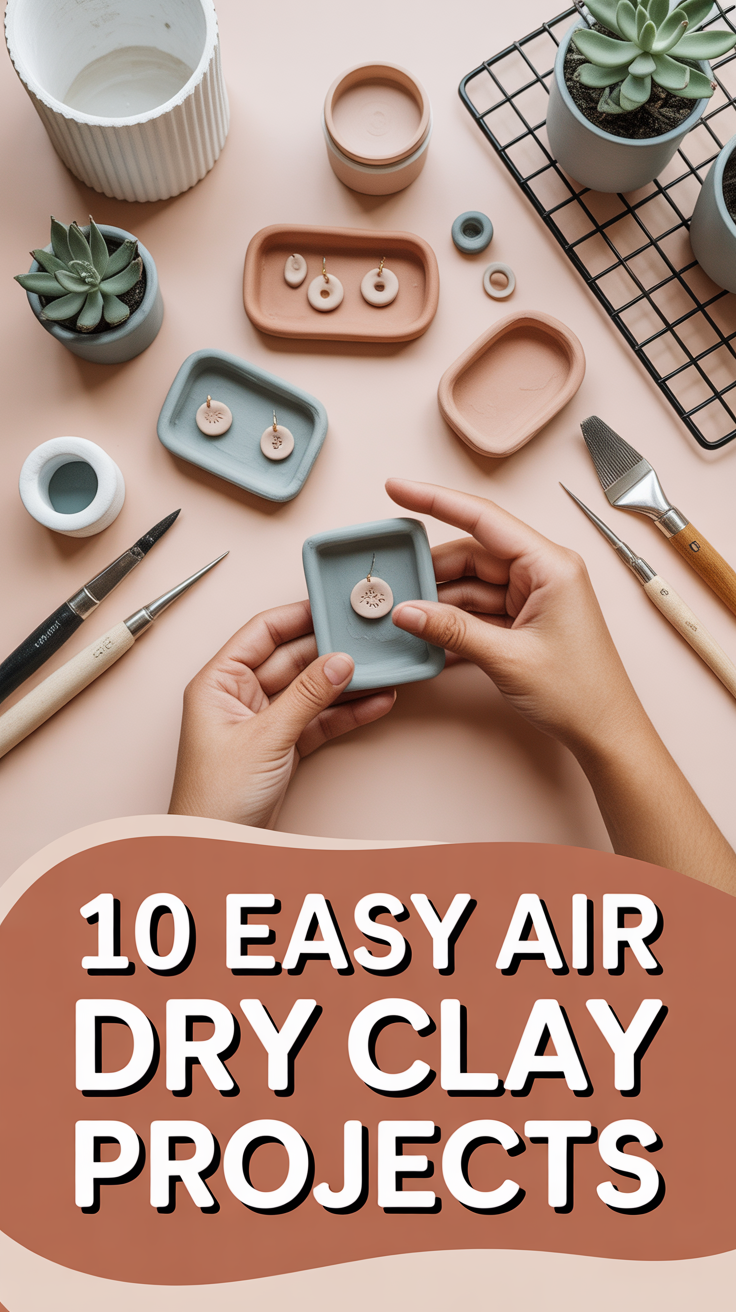 🎨 10 Easy Air Dry Clay Projects