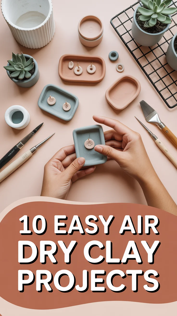 🎨 10 Easy Air Dry Clay Projects
