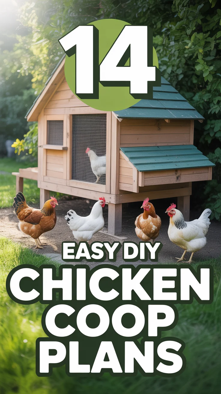🐔 14 Easy DIY Chicken Coop Plans
