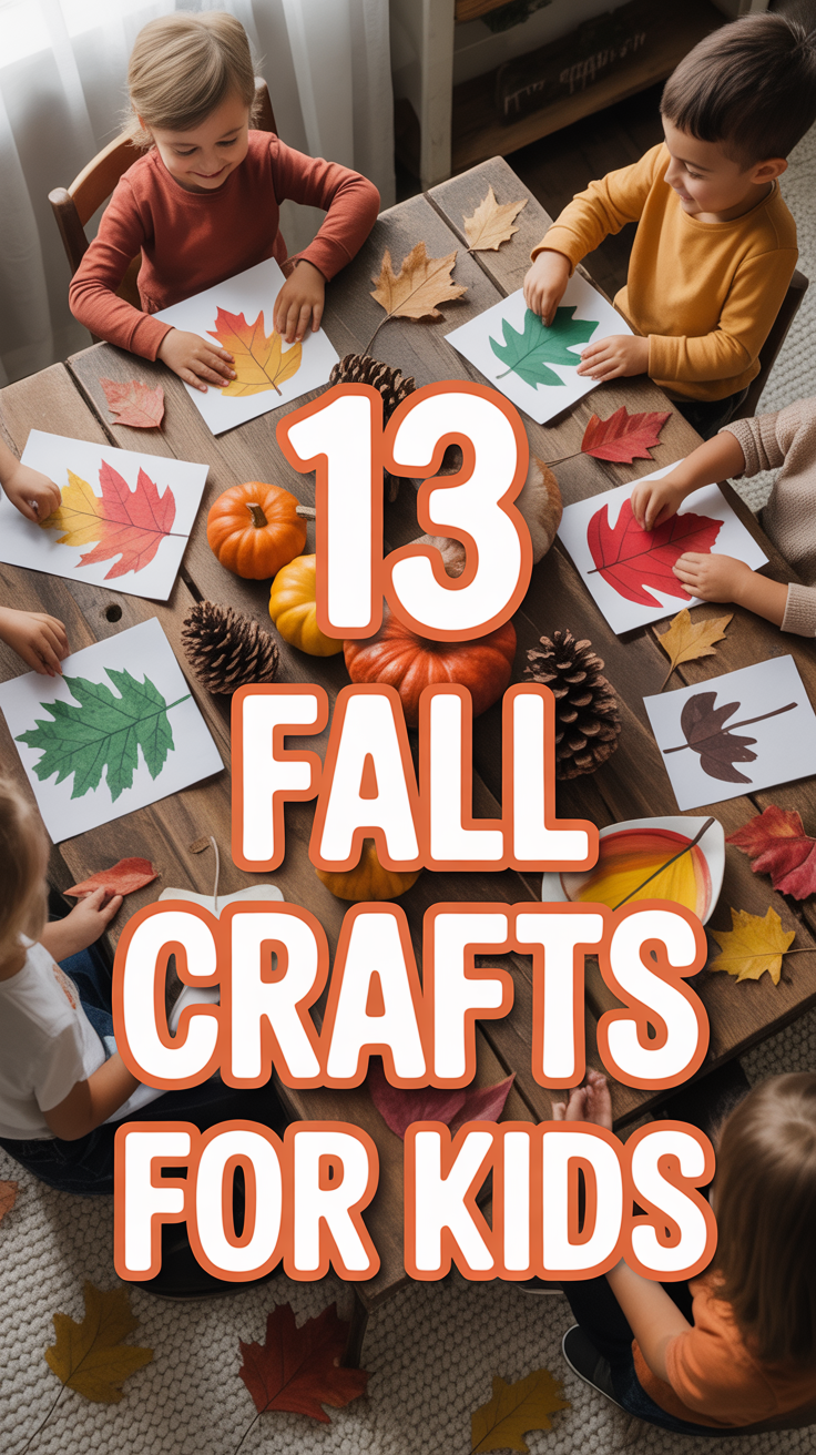 🍂 13 Fall Crafts For Kids