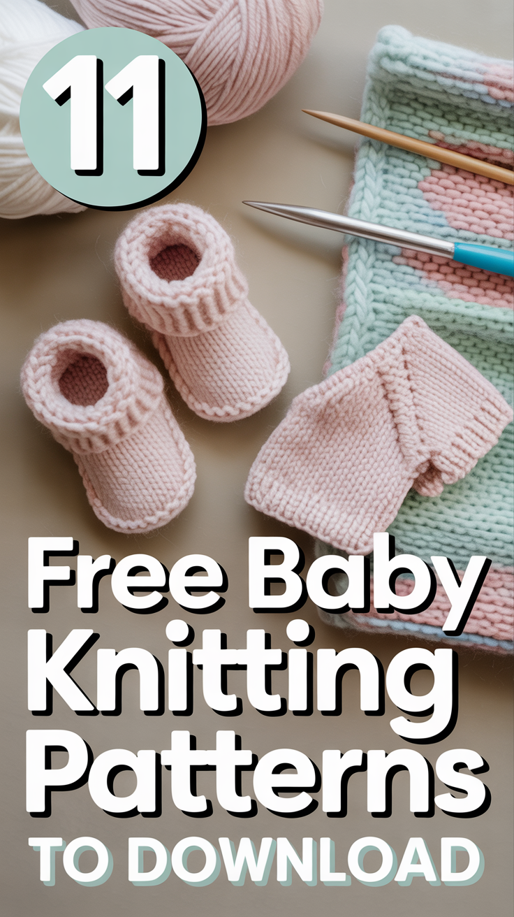 🧶 11 Free Baby Knitting Patterns To Download