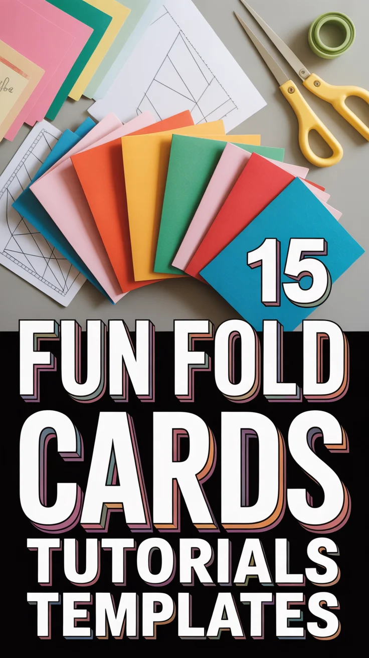 🃏 15 Fun Fold Cards Tutorials Templates