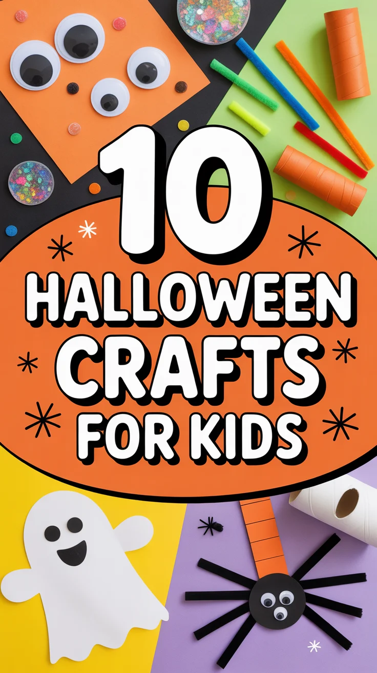 👻 10 Halloween Crafts For Kids