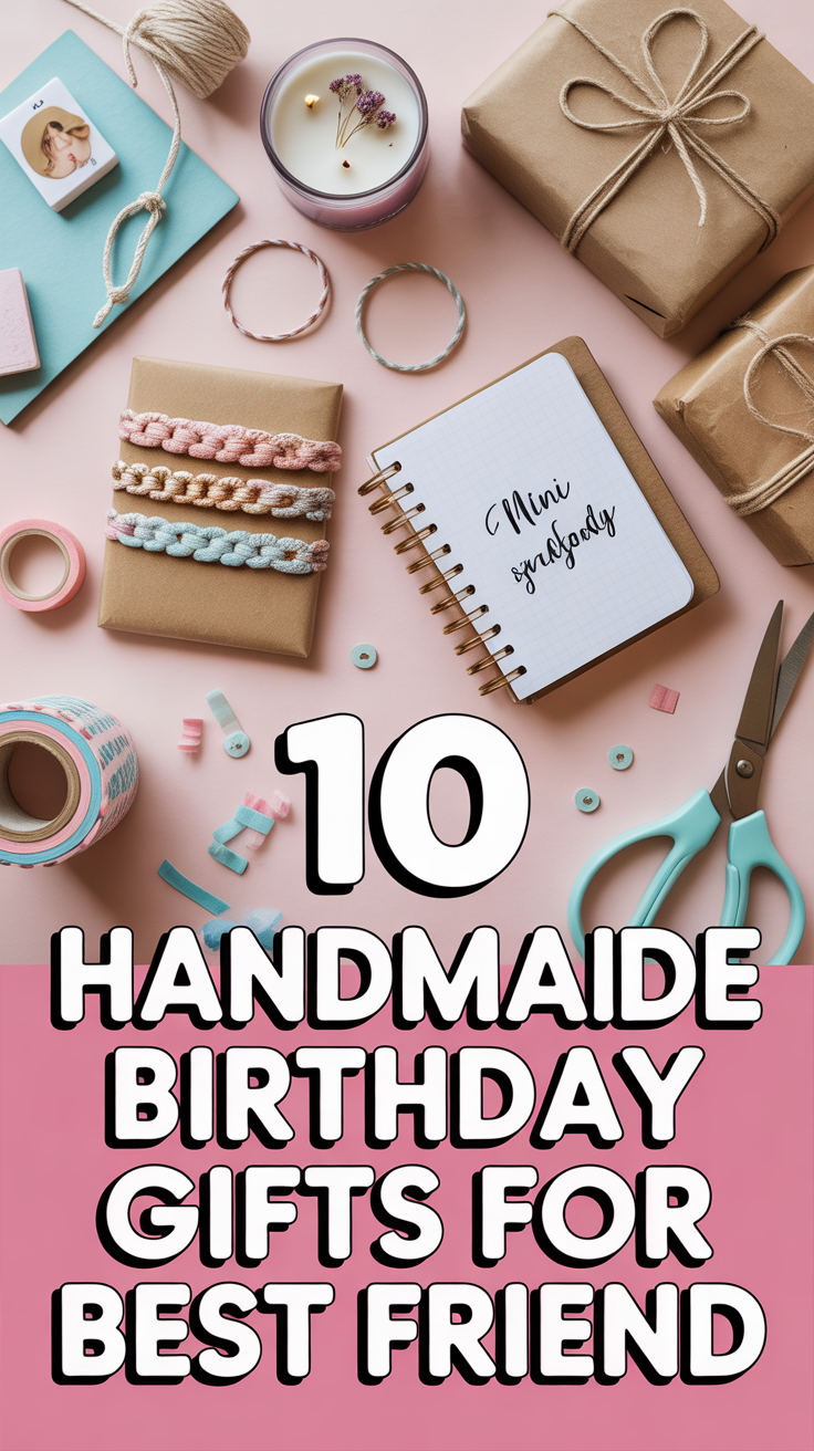 🎁 10 Handmade Birthday Gifts For Best Friend