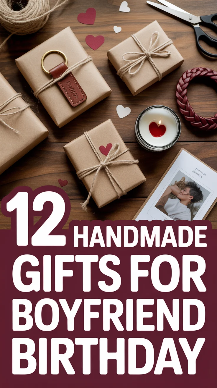 🎁 12 Handmade Gifts For Boyfriend Birthday