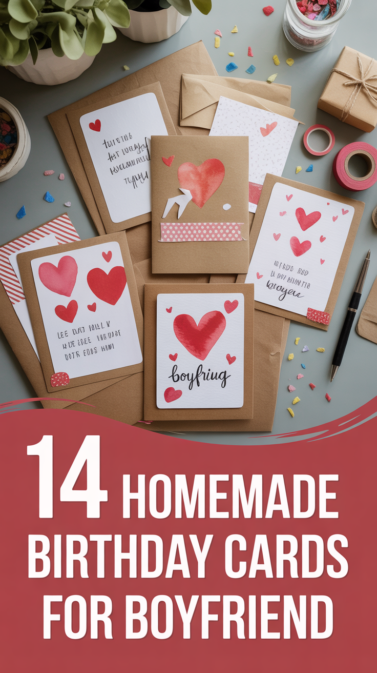 🎉 14 Homemade Birthday Cards For Boyfriend