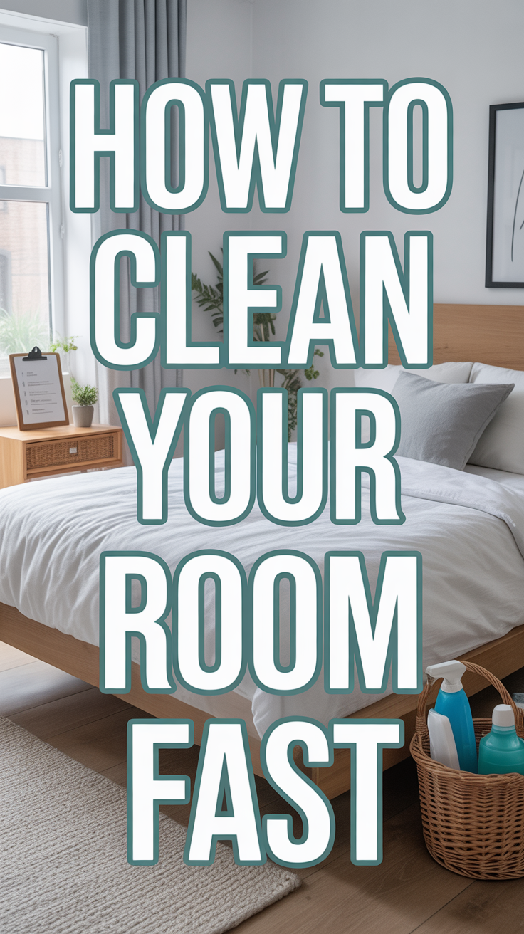🧹 How To Clean Your Room Fast