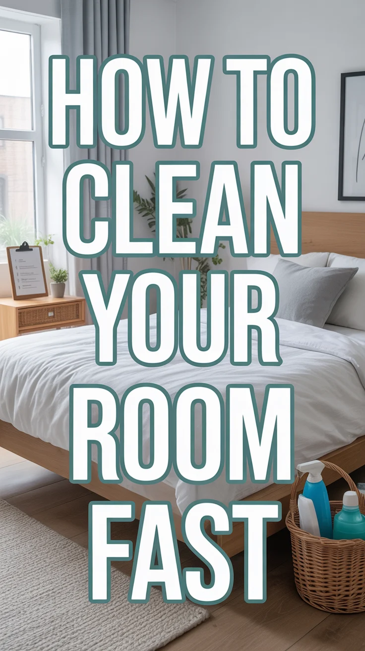 🧹 How To Clean Your Room Fast