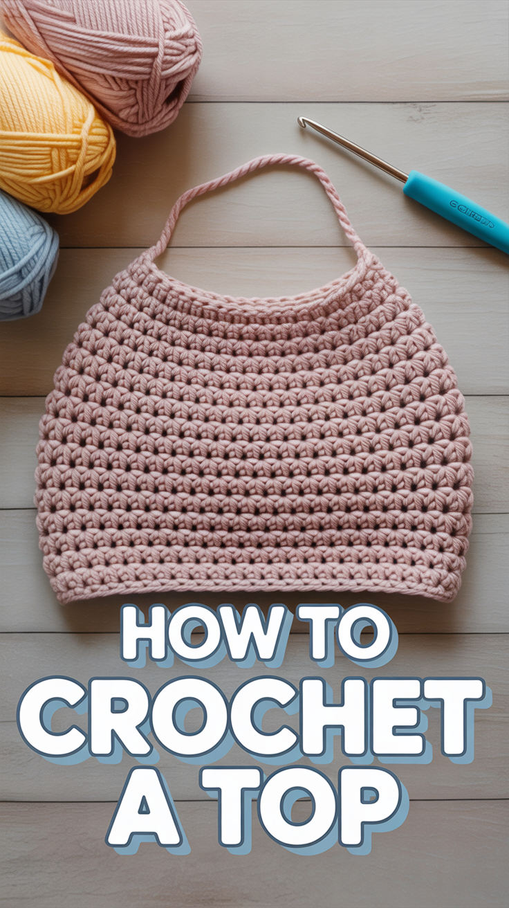 🧶 How To Crochet A Top