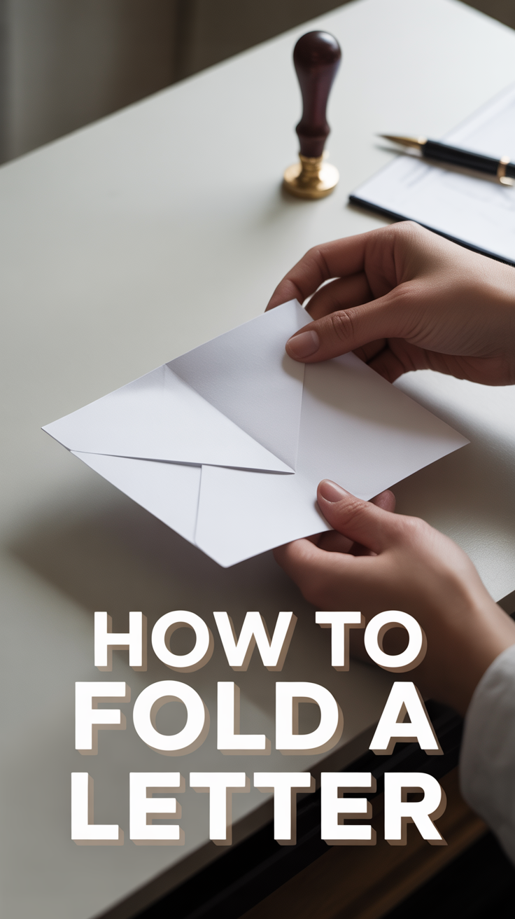 ✉️ How To Fold A Letter