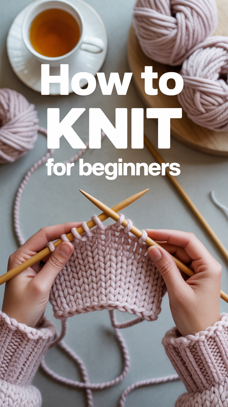 🧶 How To Knit For Beginners