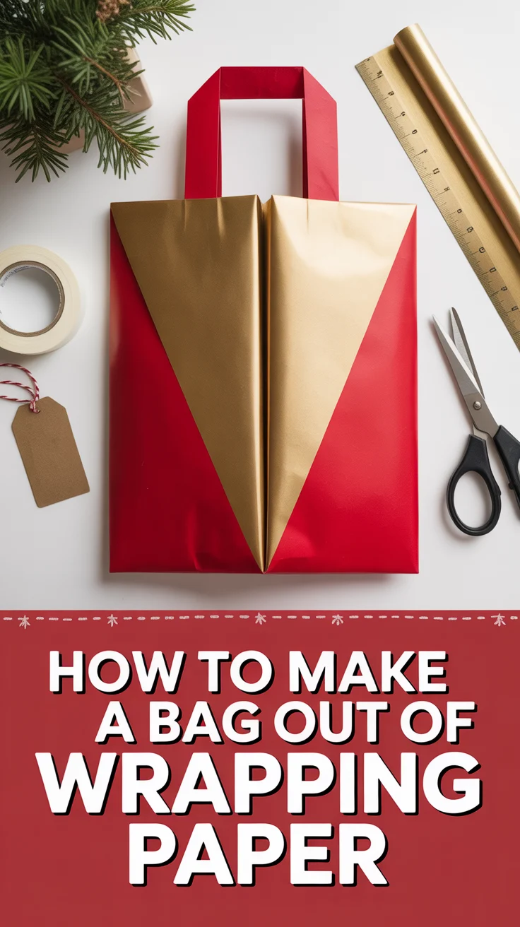 🎁 How To Make A Bag Out Of Wrapping Paper