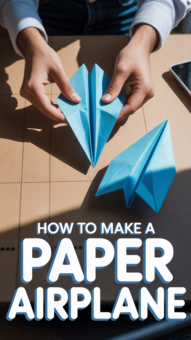 ✈️ How To Make A Paper Airplane